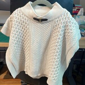 Knitted poncho